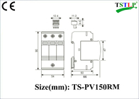 150v / 600v/βιομηχανικός καταπιεστής κύματος 750v/1000v για το φωτοβολταϊκό/ηλιακό PV